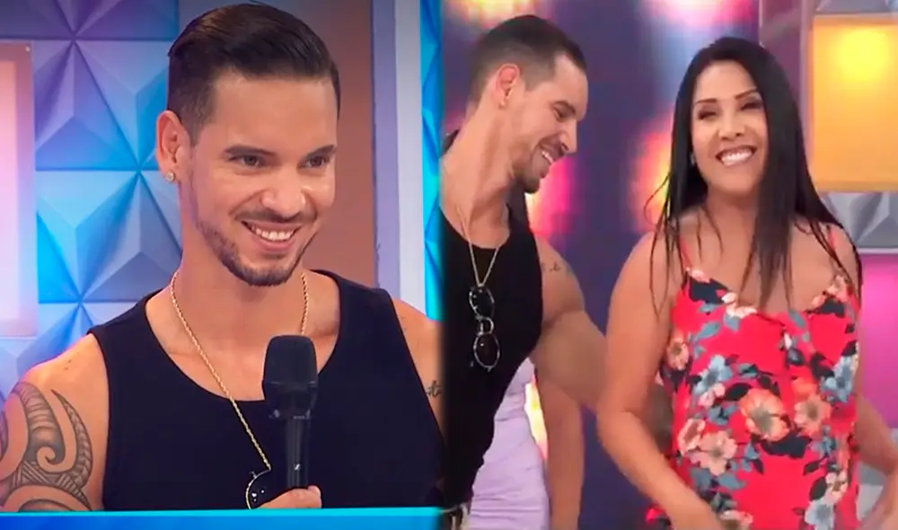 Anthony Aranda y Tula Rodríguez bailaron una salsa sensual. Foto: capturas América TV Anthony Aranda y Tula Rodríguez bailaron una salsa sensual. Foto: capturas América TV