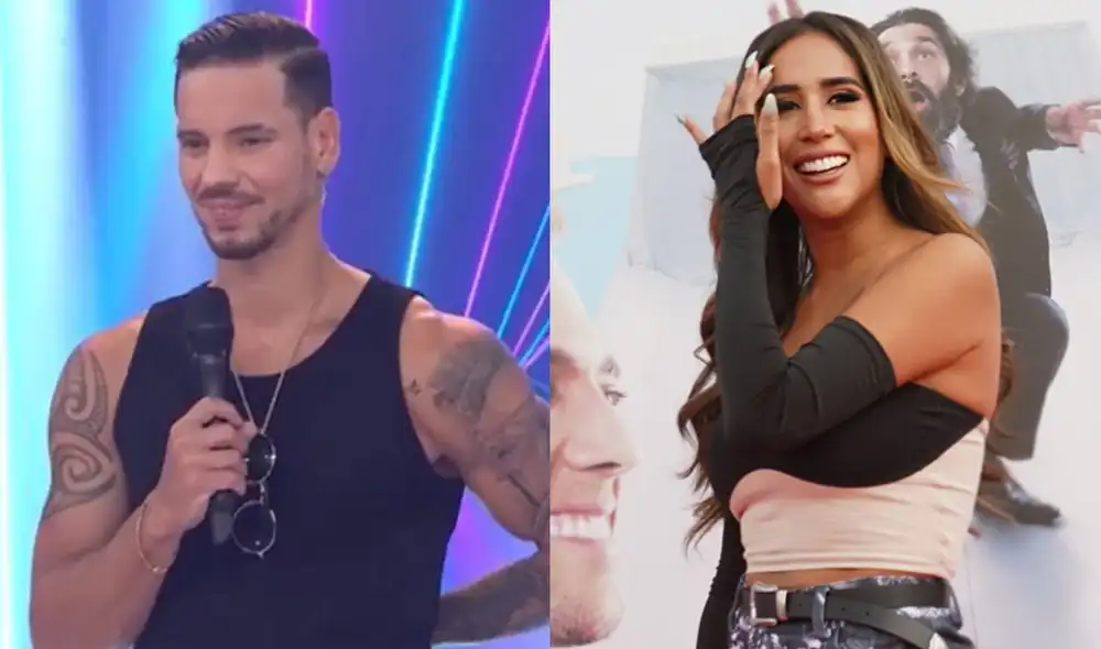 Anthony Aranda habla sobre su romance con Melissa Paredes en En boca de todos. Foto: composición/ captura de América TV/ Instagram
