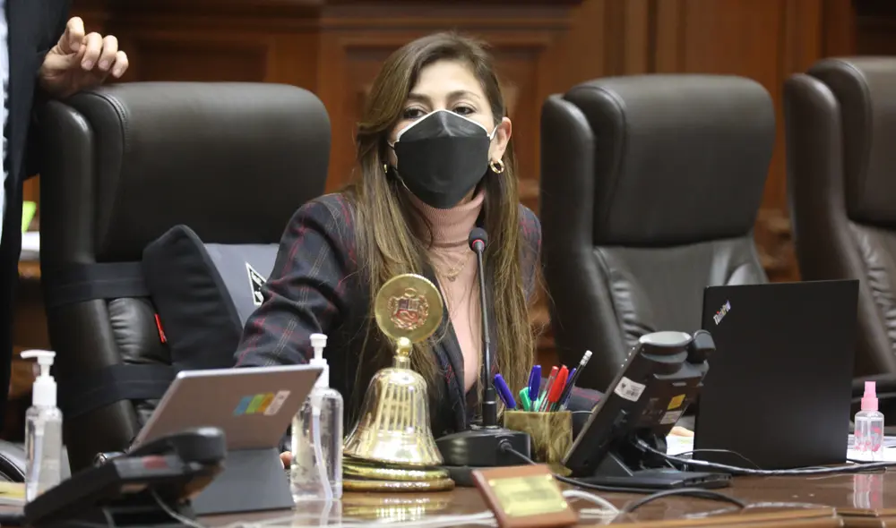 Lady Camones representa a la región de Áncash en el Congreso de la República. Foto: Parlamento