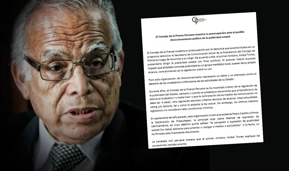 La exfuncionaria de la PCM denunció un presunto uso político de la publicidad estatal por parte de Aníbal Torres. Foto: Composición LR La exfuncionaria de la PCM denunció un presunto uso político de la publicidad estatal por parte de Aníbal Torres. Foto: Composición LR