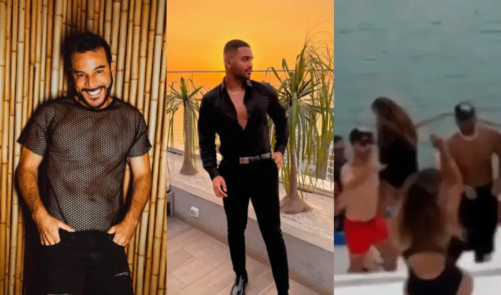 Adolfo Aguilar se divierte junto a amigos y Alejandro Pino en la playa. Foto: composición Adolfo Aguilar, Alejandro Pino/Instagram, captura Willax TV. Adolfo Aguilar se divierte junto a amigos y Alejandro Pino en la playa. Foto: composición Adolfo Aguilar, Alejandro Pino/Instagram, captura Willax TV.