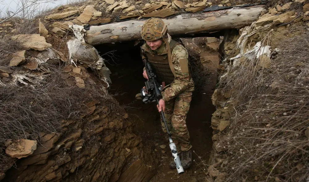 Este jueves 24 de febrero, Putin anunció una "operación militar" para ingresar a territorio ucraniano. Foto: AFP Este jueves 24 de febrero, Putin anunció una "operación militar" para ingresar a territorio ucraniano. Foto: AFP