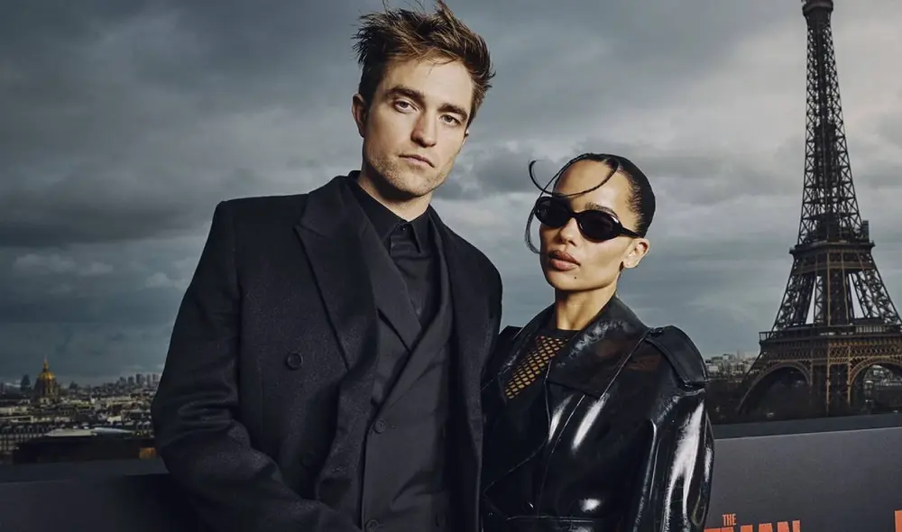 Robert Pattinson y Zoë Kravitz se vistieron igual que un cómic de Batman. Foto: Twitter/ Matt Reeves
