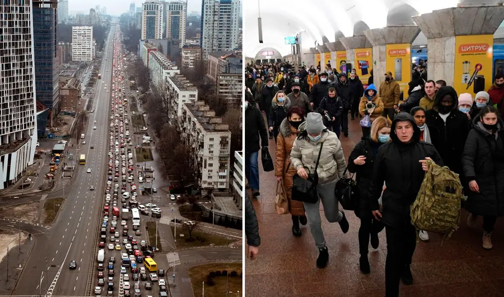 El jueves 24 de febrero, en horas de la madrugada, se inició un despliegue militar y bombardeos en varias ciudades ucranianas por parte de Rusia. Foto: Twitter El jueves 24 de febrero, en horas de la madrugada, se inició un despliegue militar y bombardeos en varias ciudades ucranianas por parte de Rusia. Foto: Twitter