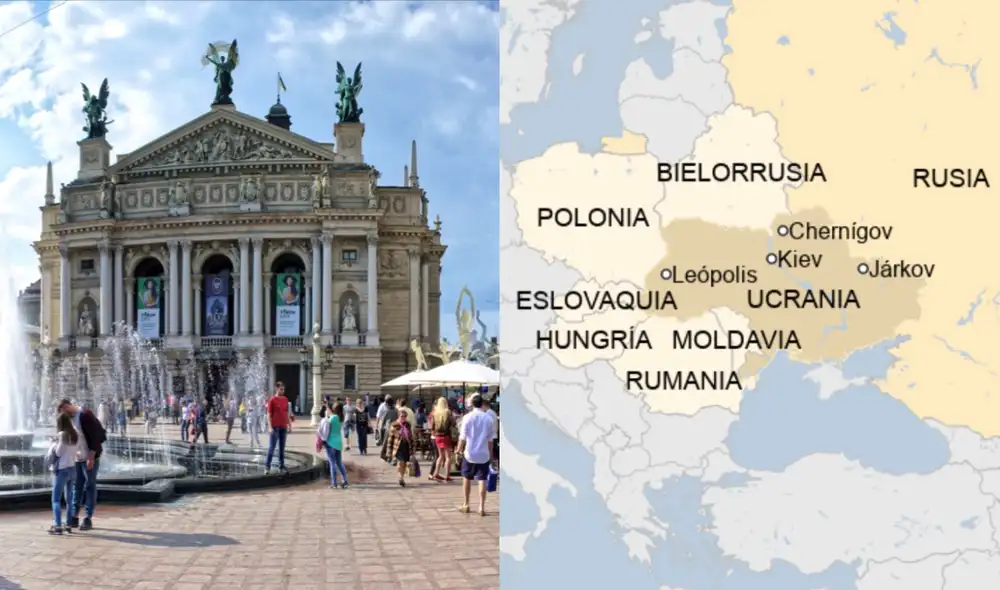 La zona luce una arquitectura polaca y austrohúngara, que combina los estilos de Centroeuropa y Europa del Este con los de Italia y Alemania. Foto: composición LR/1zoom/BBC.