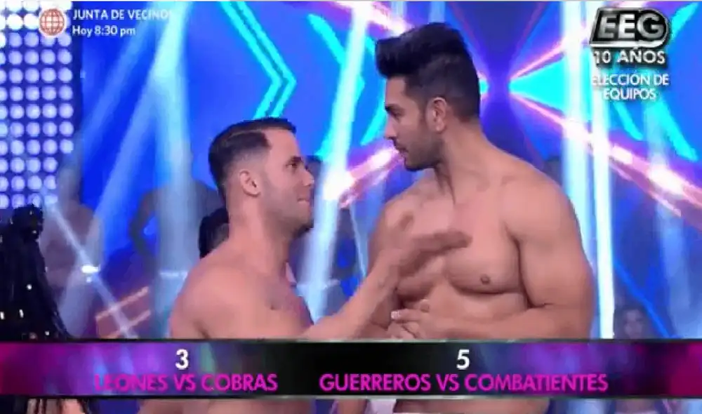 Los combatientes no se toleran. Foto: captura de América TV Los combatientes no se toleran. Foto: captura de América TV