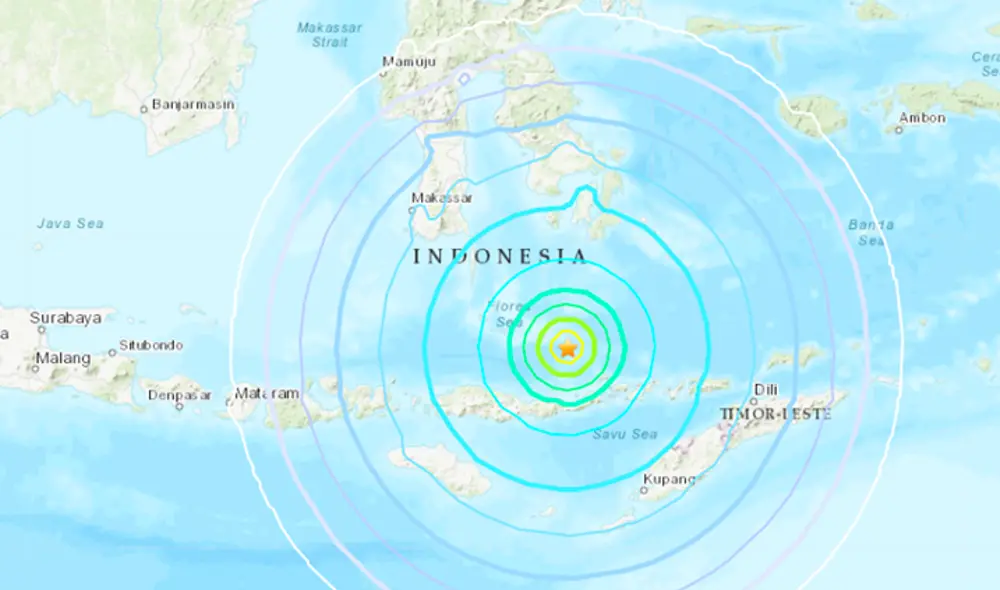 Sismo de magnitud 6.2 se registra en Indonesia. Foto. CNN Sismo de magnitud 6.2 se registra en Indonesia. Foto. CNN