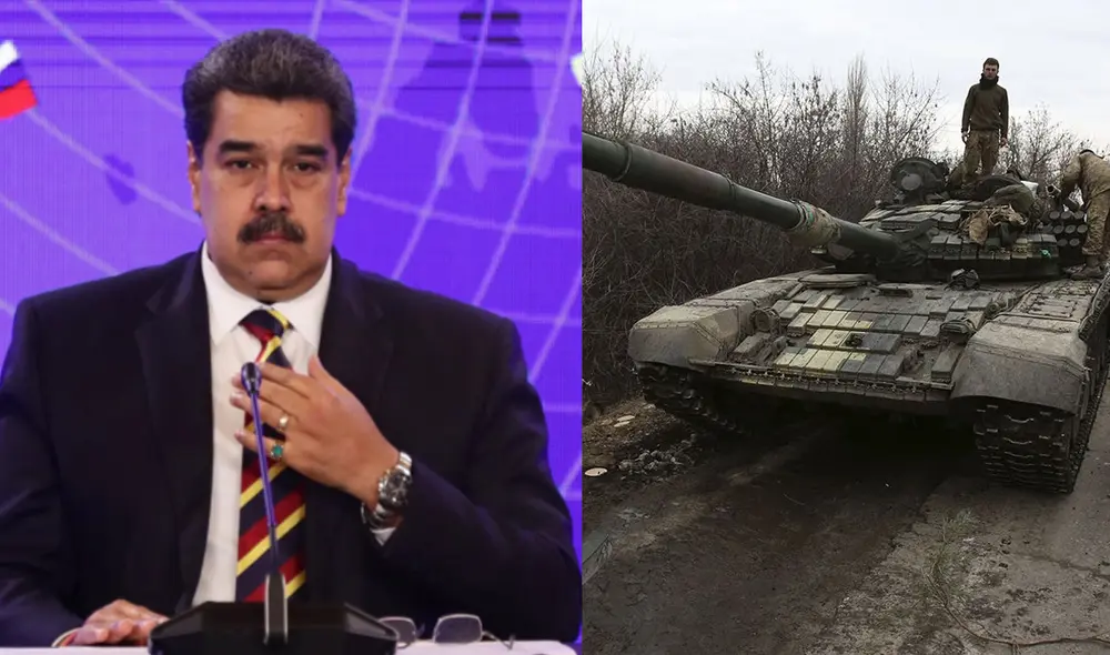 Maduro brindó su total respaldo a las acciones realizadas por Vladimir Putin. Foto: composición/EFE