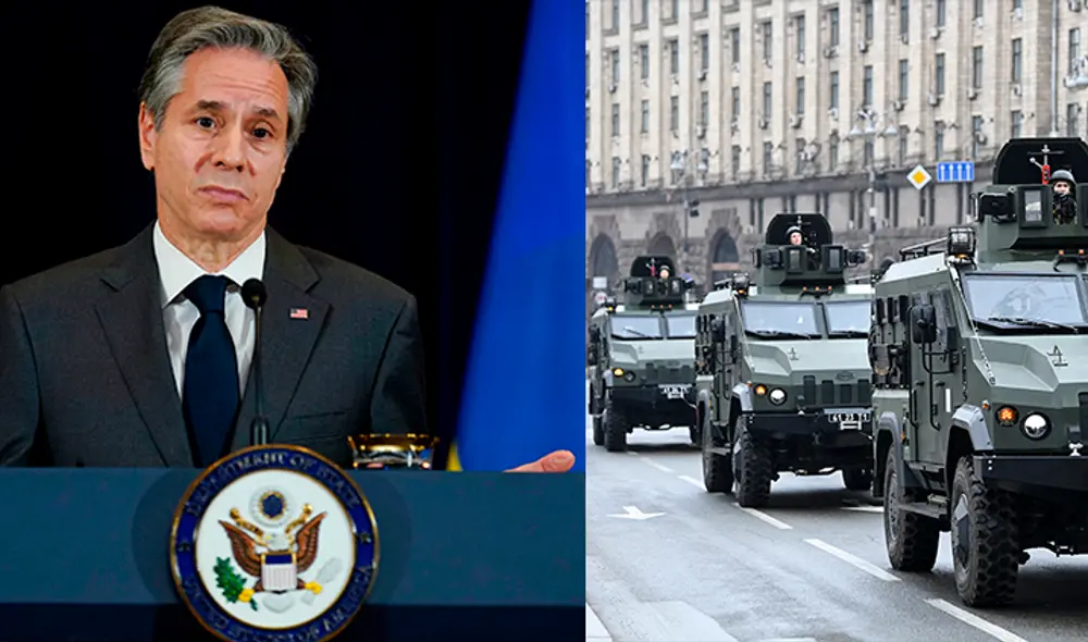 “Ahora mismo, nuestra atención está en Ucrania; nuestra atención está en impedir que el presidente Putin vaya más allá", dijo Antony Blinken, secretario de Estado de EE. UU. Foto: composición/AFP