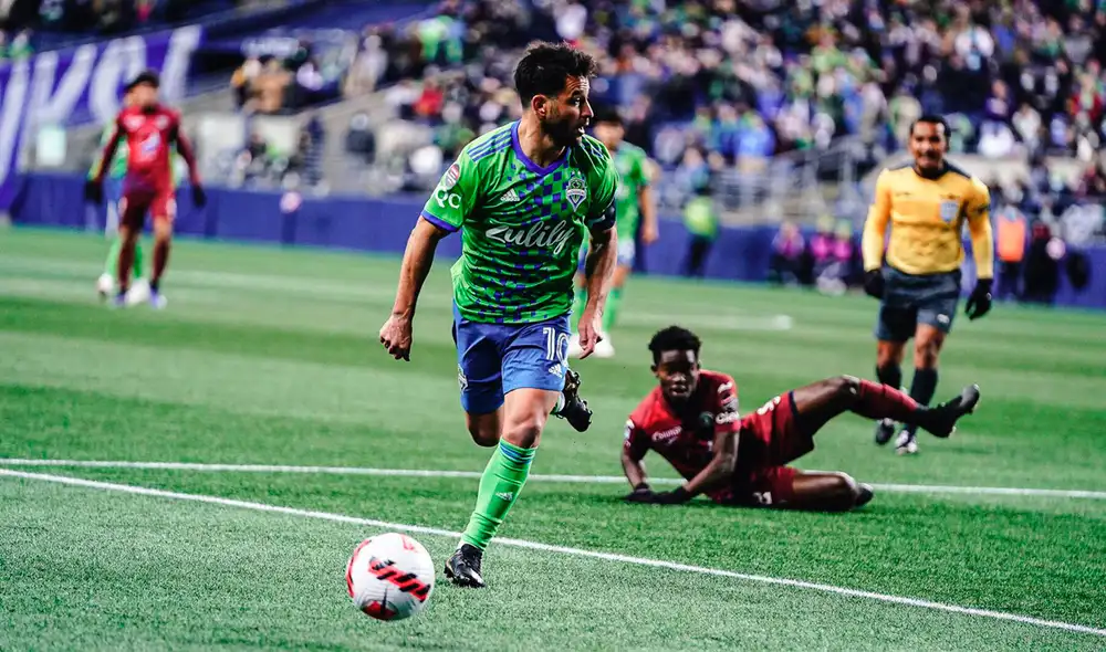 El duelo de vuelta entre Seattle Sounders y Motagua quedó 2-0. Foto: Composición LR El duelo de vuelta entre Seattle Sounders y Motagua quedó 2-0. Foto: Composición LR