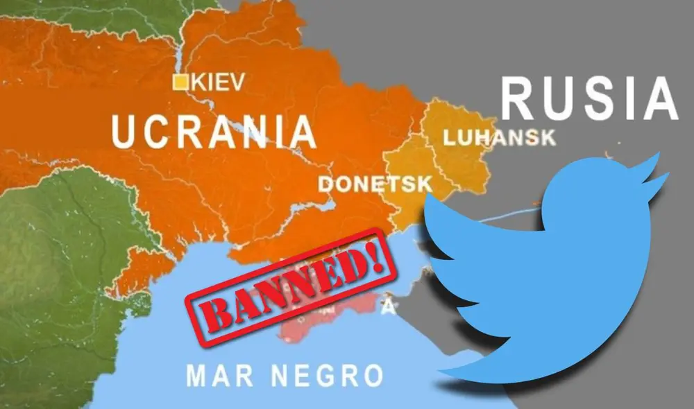 El inicio de la invasión de Ucrania por parte del ejército ruso despertó indignación en todo el mundo, pero en Twitter decidieron eliminar muchos de los videos que evidenciaban la violencia. Foto: El Nacional/Composición