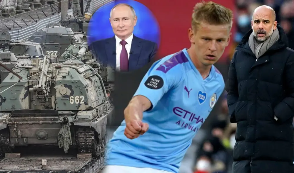 Pep Guardiola defendió de las críticas al futbolista ucraniano. Foto: Composición EFE/Manchester City.