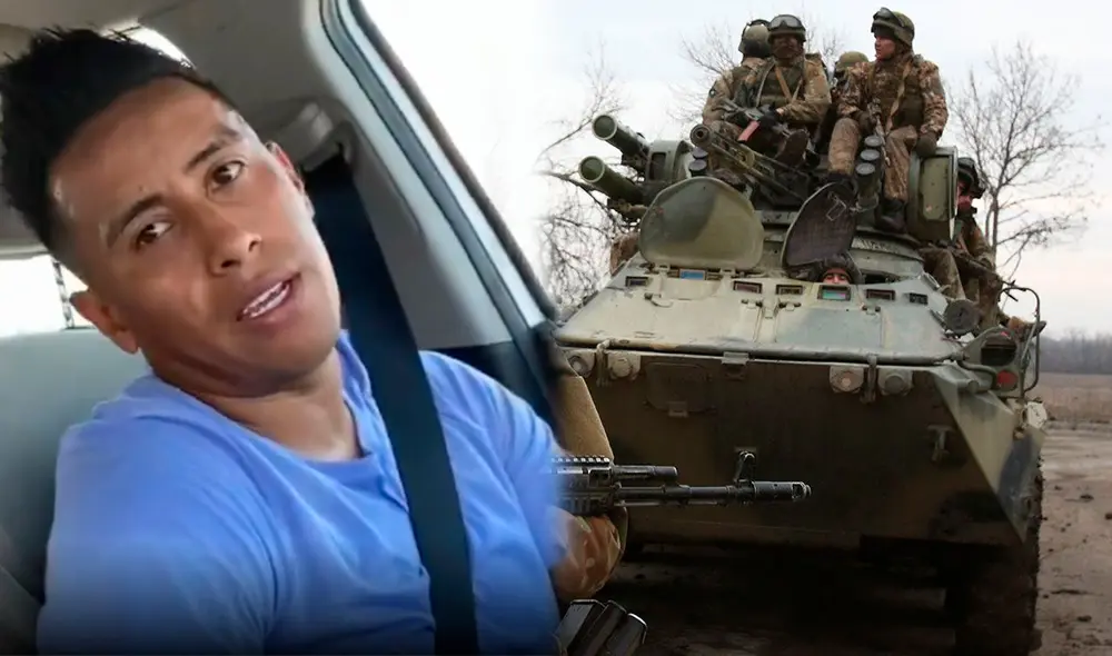 Christian Cueva se refirió a la guerra entre Rusia y Ucrania. Foto: Composición Captura de Instagram/AFP. Christian Cueva se refirió a la guerra entre Rusia y Ucrania. Foto: Composición Captura de Instagram/AFP.