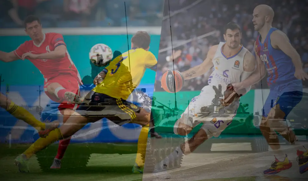 La guerra Rusia-Ucrania también afectará el desarrollo de grandes competencias deportivas. Foto: composición GLR/EFE