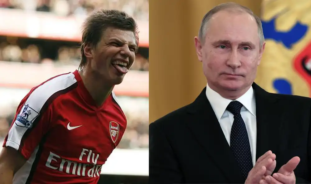 Andréi Arshavin es un seguidor político de Vladimir Putin. Foto: composición / LR. Andréi Arshavin es un seguidor político de Vladimir Putin. Foto: composición / LR.