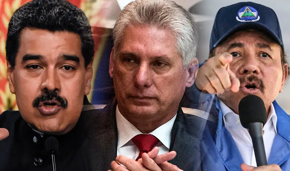 Apoyo latinoamericano a Rusia llega de la mano de los mandatarios de Venezuela, Cuba y Nicaragua. Foto: composición LR / Fabrizio Oviedo