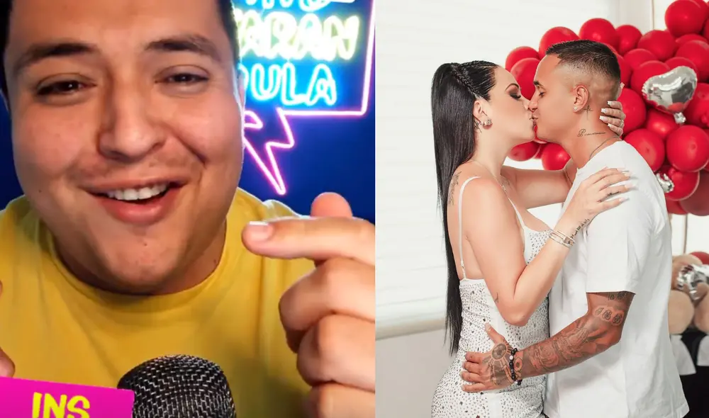 Melissa Klug y Jesús Barco fueron captados en un parque de diversiones. Foto: compsición/Instagram.