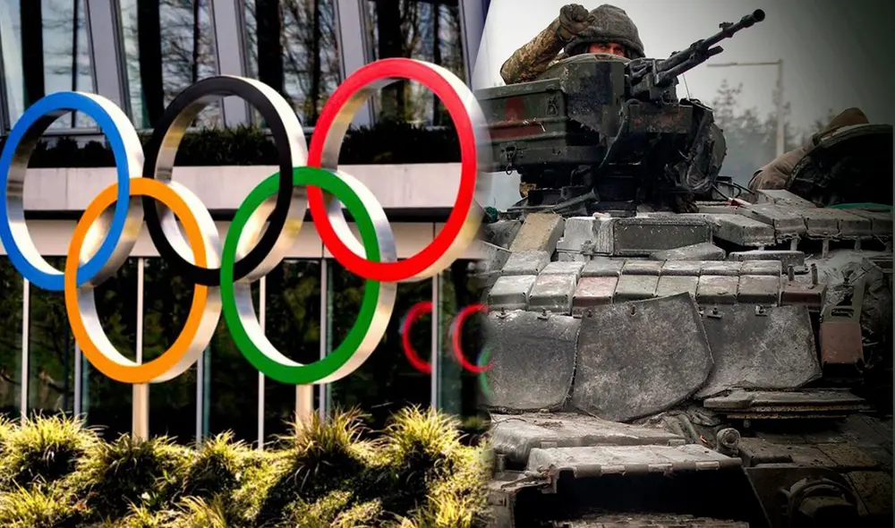 El COI se refirió a la guerra entre Rusia y Ucrania. Foto: Composición AFP. El COI se refirió a la guerra entre Rusia y Ucrania. Foto: Composición AFP.