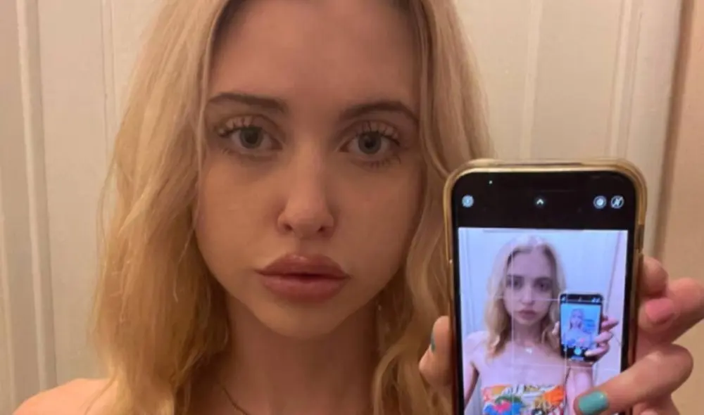 La actriz del cine para adultos y de Euphoria, Chloe Cherry, habló sobre lo incómoda que se ha sentido con los comentarios sobre sus labios grandes. Foto: composición LR/ Instagram/HBO