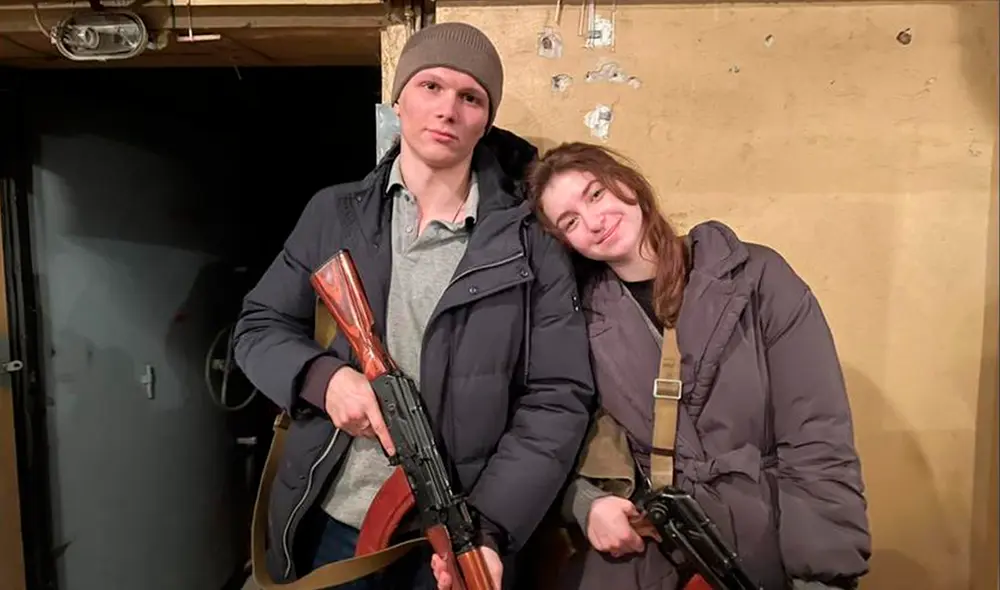 La pareja planeaba casarse el próximo 6 de mayo y celebrar en un restaurante con vista al río Dniéper. Foto: Twitter La pareja planeaba casarse el próximo 6 de mayo y celebrar en un restaurante con vista al río Dniéper. Foto: Twitter