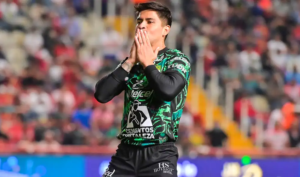 Víctor Dávila fue el autor del gol del triunfo del León sobre Necaxa. Foto: Twitter Víctor Dávila fue el autor del gol del triunfo del León sobre Necaxa. Foto: Twitter