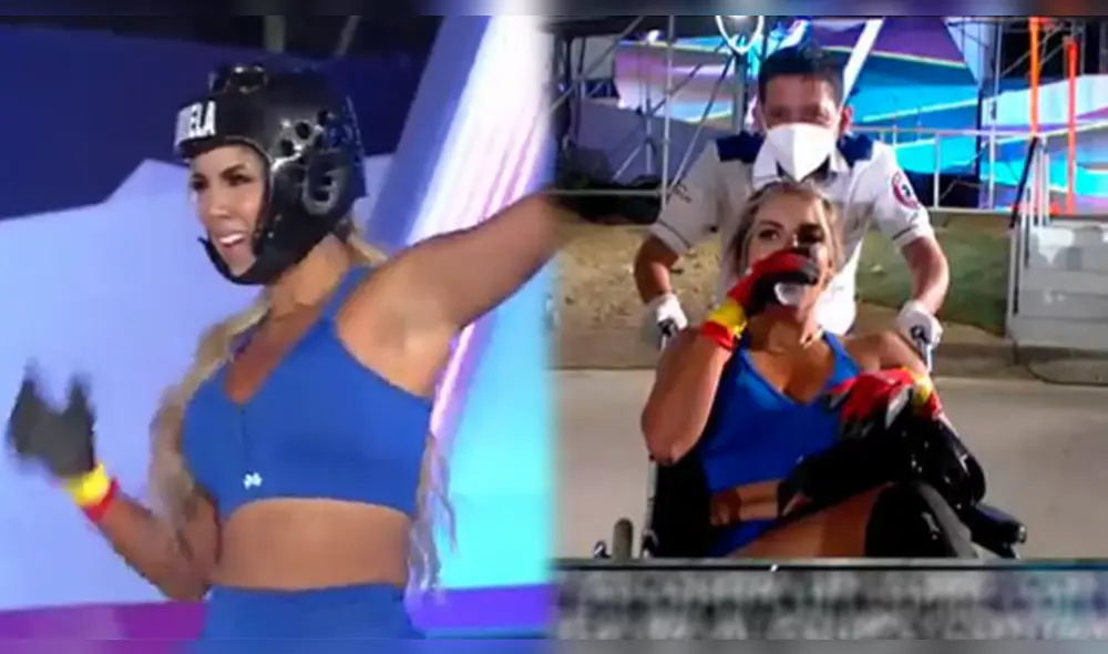 Gabriela Herrera terminó conformando el equipo de los Guerreros pese a que quería ser Combatiente. Foto: composición/captura América TV Gabriela Herrera terminó conformando el equipo de los Guerreros pese a que quería ser Combatiente. Foto: composición/captura América TV