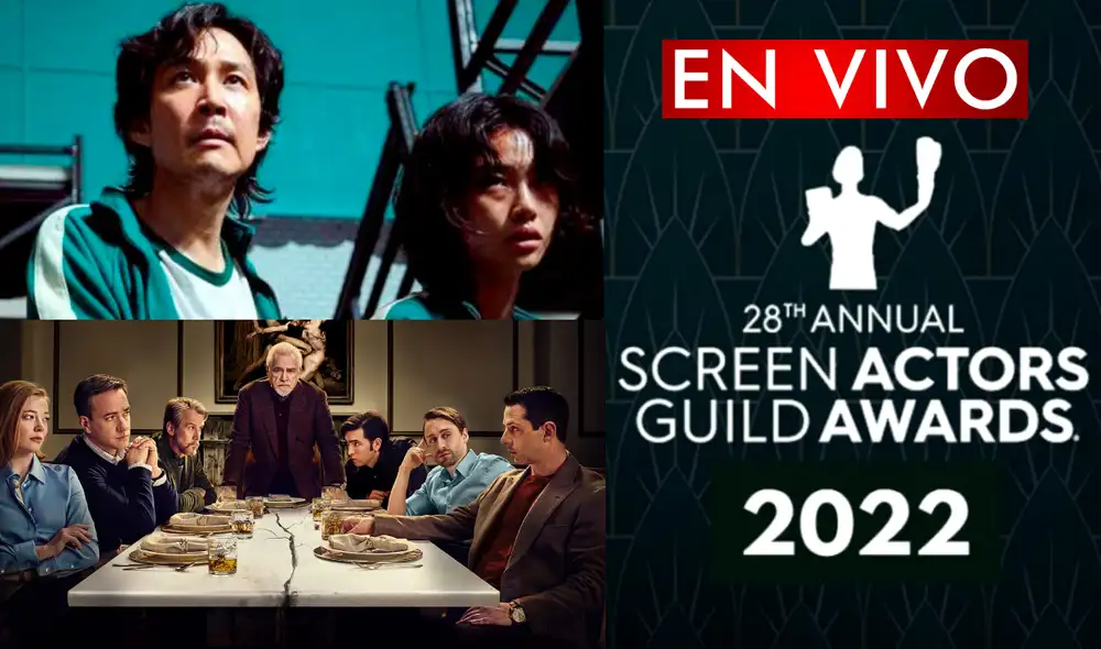 TNT transmitirá en vivo los SAG Awards 2022. Squid game y Succession figuran entre los nominados. Foto: composición La República / Netflix / SAG TNT transmitirá en vivo los SAG Awards 2022. Squid game y Succession figuran entre los nominados. Foto: composición La República / Netflix / SAG