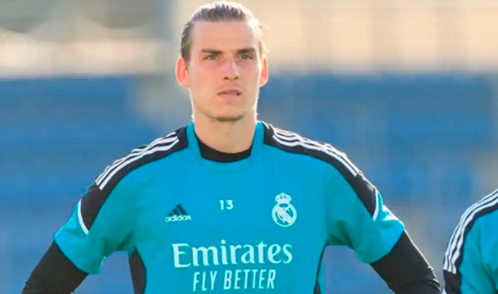 Andriy Lunin no forma parte de la convocatoria del Real Madrid vs. Rayo Vallecano por la guerra en Ucrania. Foto: Instagram Andriy Lunin