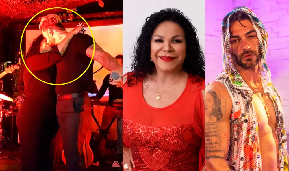 Diego Val y Eva Ayllón se presentaron juntos en un evento. Foto: Grace Mora / URPI -LR / Instagram