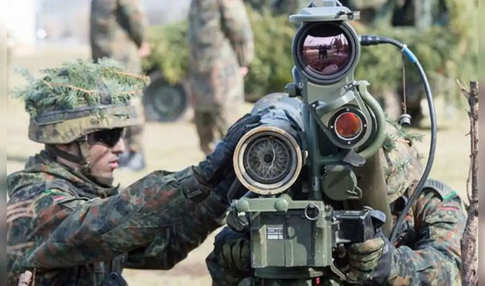 Misiles antitanque del Batallón Acorazado de Granaderos 371 de la OTAN. Foto: DW