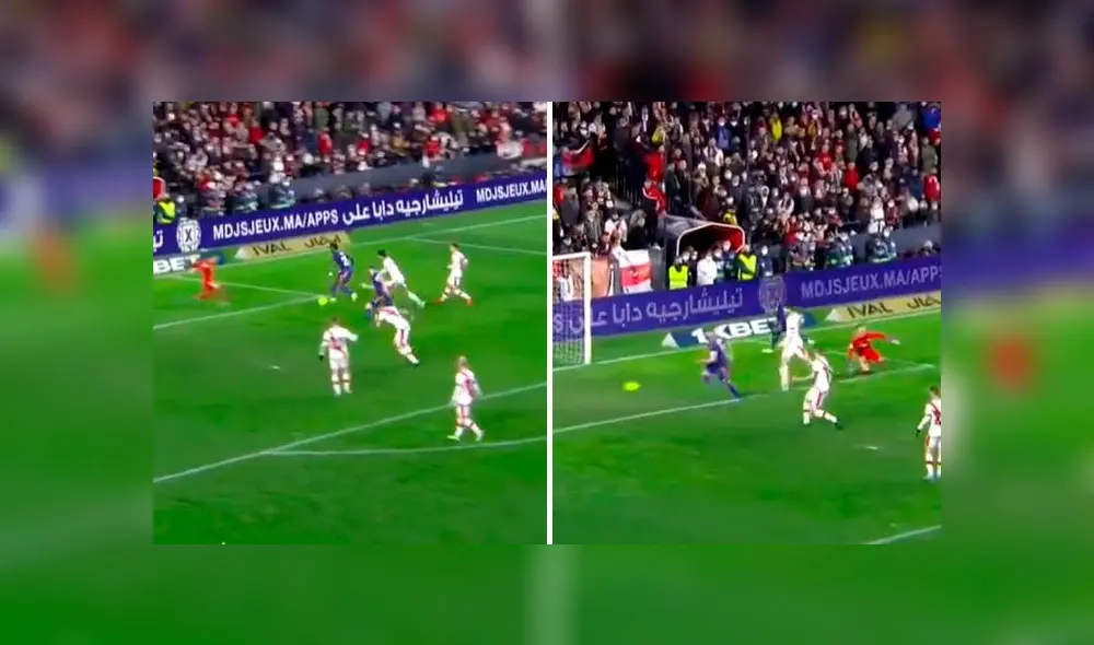 A los 83' el Real Madrid rompió la paridad con una genialidad de Vinícius. Foto: ESPN