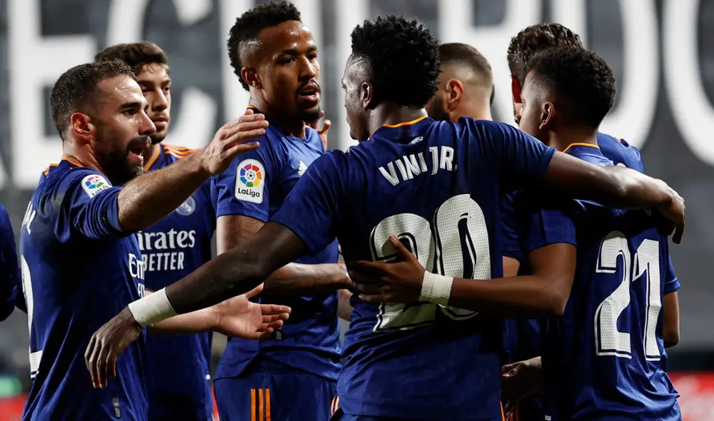 Real Madrid alcanzó los 60 puntos en el primer lugar de LaLiga. Foto: EFE Real Madrid alcanzó los 60 puntos en el primer lugar de LaLiga. Foto: EFE