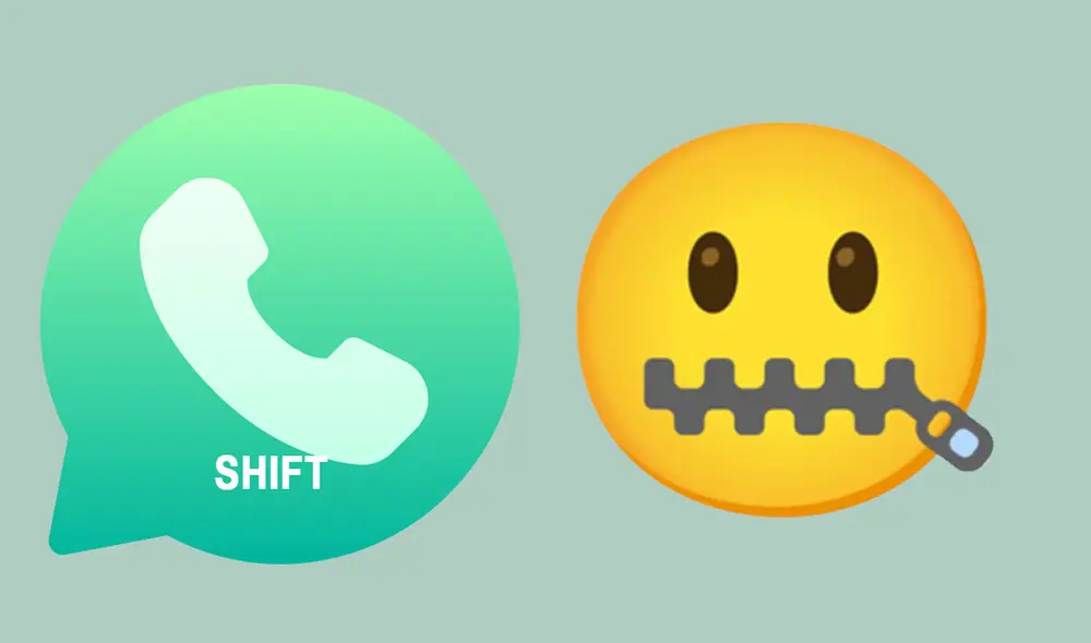 Este emoji de WhatsApp está disponible en iOS y Android. Foto: composición LR