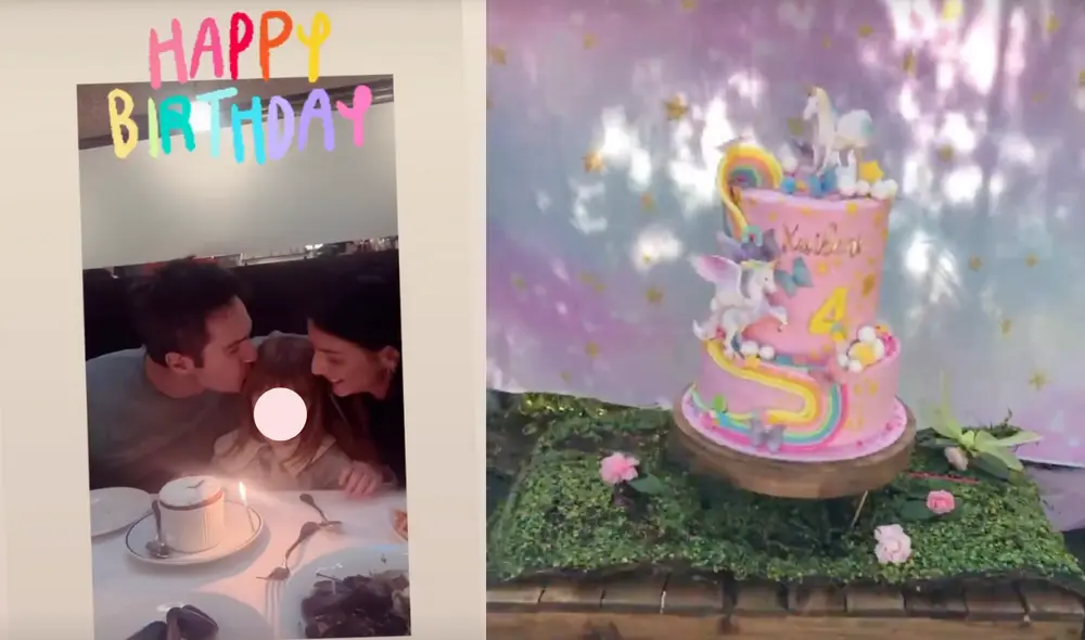 Mauricio Ochmann y Aislinn Derbez demostraron su buena relación amical en el cumpleaños de su hija. Foto: Mauricio Ochmann/Instagram