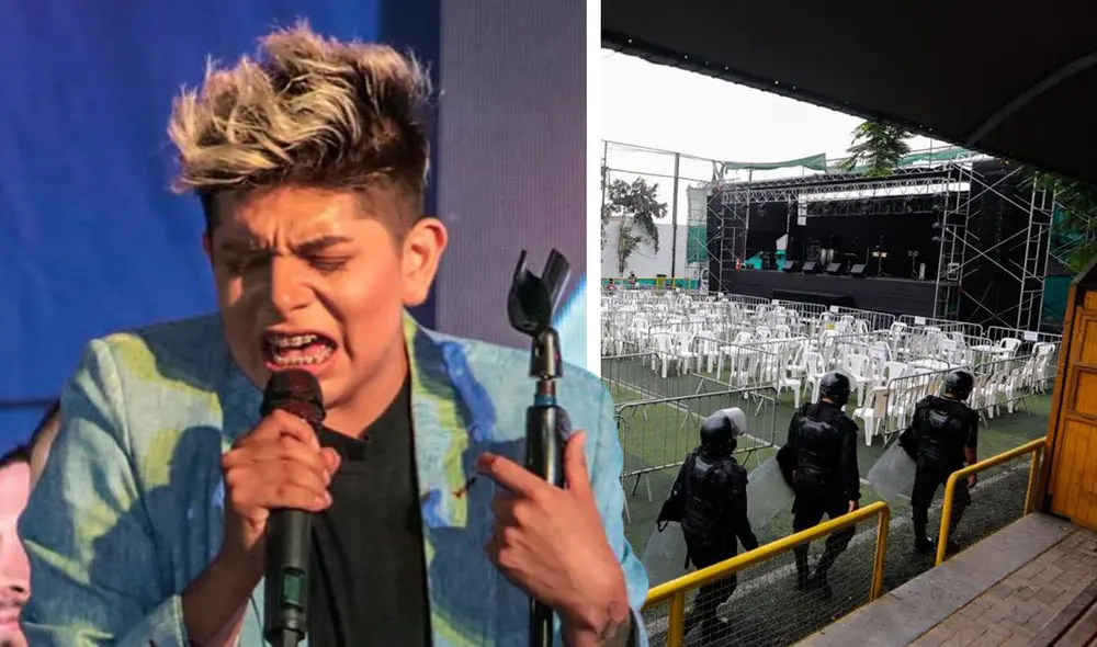 Clausuran concierto de Bryan Arámbulo por falta de licencia del local. Foto: Bryan Arámbulo/Instagram/Municipalidad de SJL/Facebook