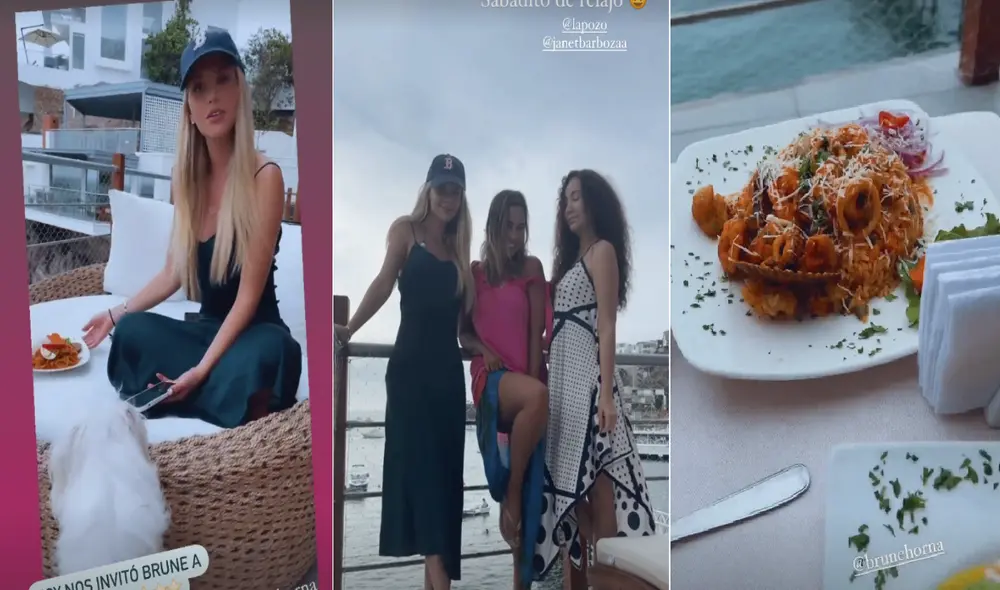 Las conductoras estuvieron juntas sin su compañero Edson 'Giselo' Dávila. Foto: Brunella Horna/Ethel Pozo/Instagram Las conductoras estuvieron juntas sin su compañero Edson 'Giselo' Dávila. Foto: Brunella Horna/Ethel Pozo/Instagram