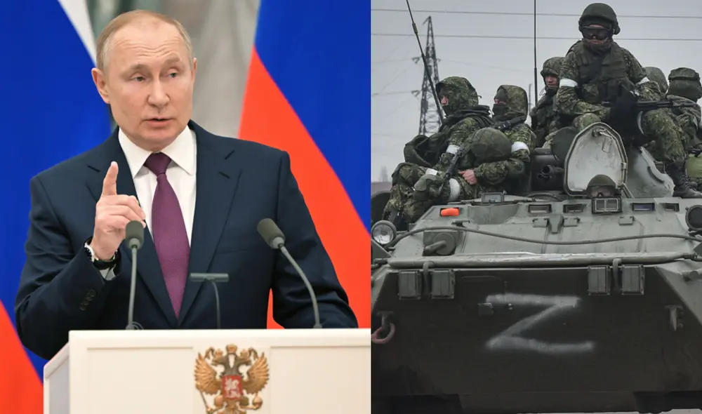 Putin continúa con amenazas militares a sus vecinos si se unen a la OTAN. Foto: composición EFE Putin continúa con amenazas militares a sus vecinos si se unen a la OTAN. Foto: composición EFE