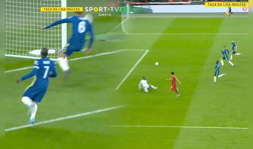Liverpool y Chelsea igualan sin goles por la final de la Carabao Cup. Foto: captura SportTV