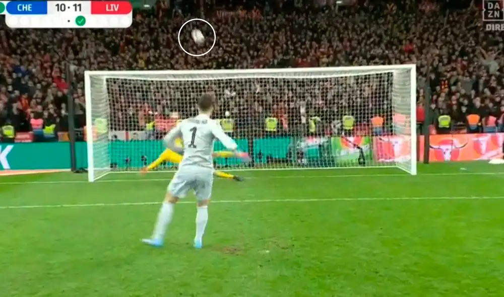 Kepa Arrizabalaga no fue titular en la final de la Copa de la Liga inglesa. Foto: captura de ESPN Kepa Arrizabalaga no fue titular en la final de la Copa de la Liga inglesa. Foto: captura de ESPN