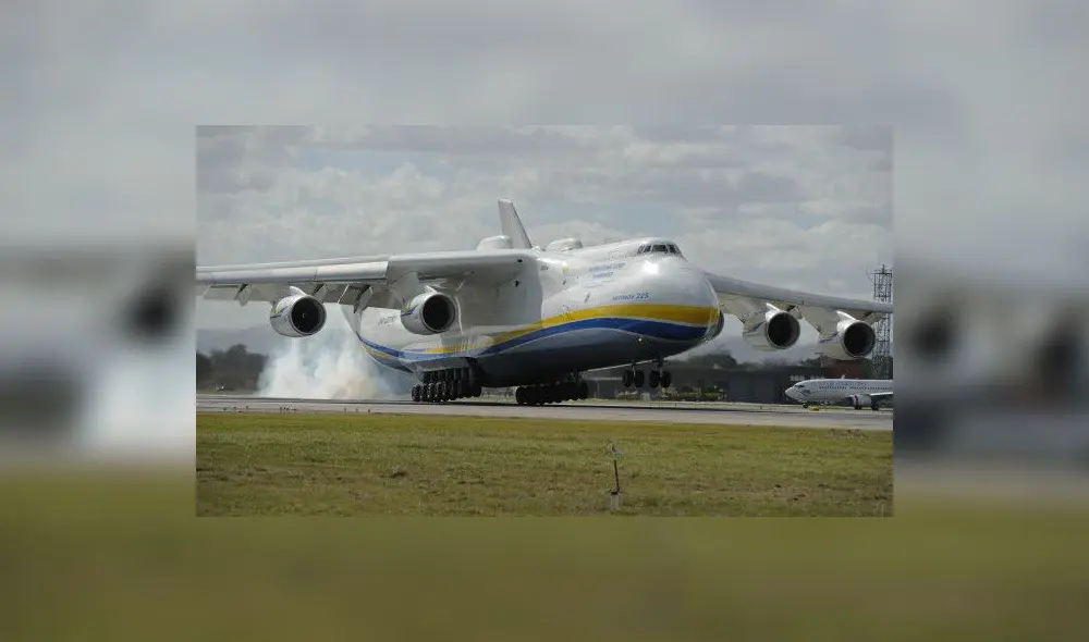 El AN-225 Mriya tiene como capacidad de carga 250 toneladas. Foto: AFP