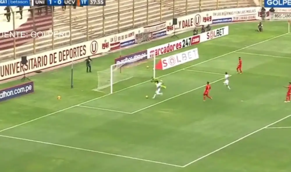 Valera marcó su tercer gol en el torneo. Foto: captura Gol Perú
