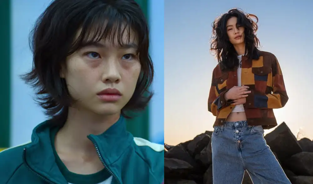 Jung Ho Yeon saltó a la fama internacional por su papel en El juego del calamar como Sae Byeok. Foto: composición La República/Netflix/Instagram