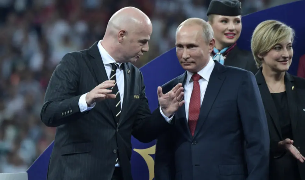 El organismo mundial anunció las primeras sanciones al fútbol ruso. Foto: EFE El organismo mundial anunció las primeras sanciones al fútbol ruso. Foto: EFE