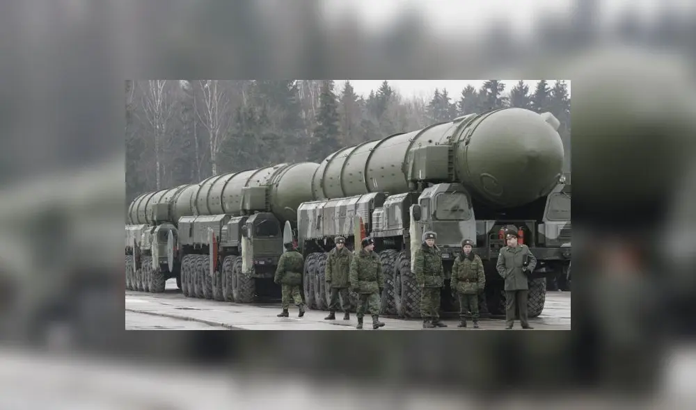 Rusia posee la mitad del armamento nuclear del mundo. Foto: AFP
