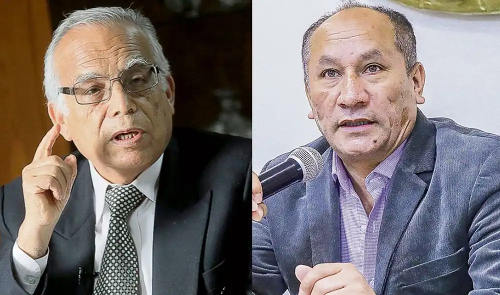 Aníbal Torres se refirió a la moción de censura que verá el pleno del Congreso contra el ministro Juan Silva. Foto: composición/La República