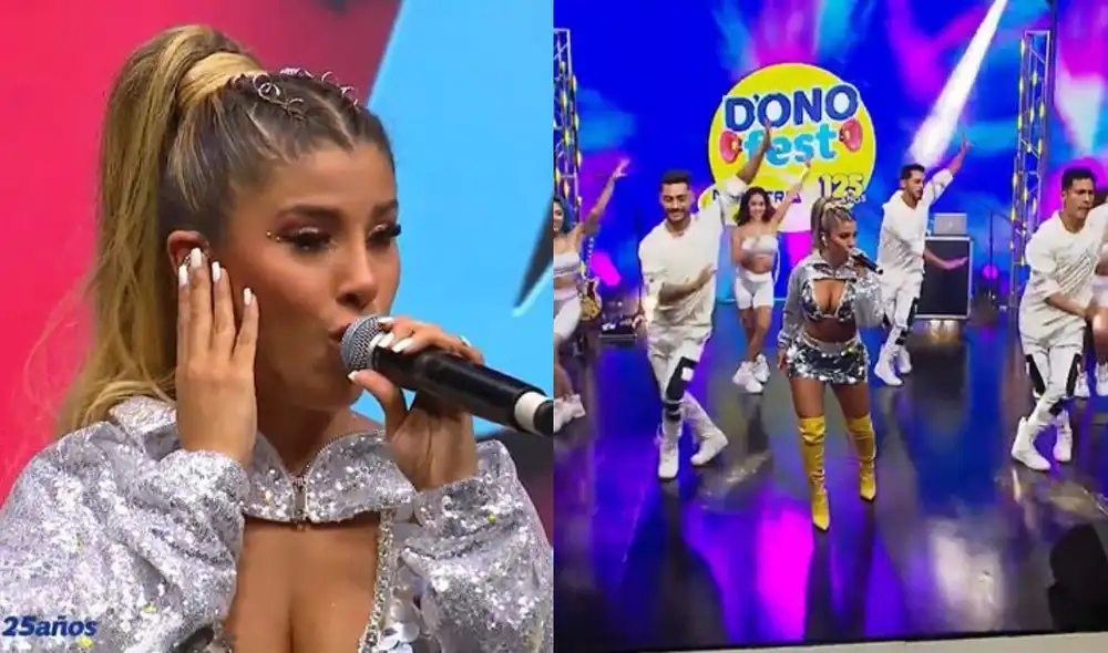 Yahaira se golpeó durante su concierto en Dono Fest. Foto: composición/D’Onofrio Yahaira se golpeó durante su concierto en Dono Fest. Foto: composición/D’Onofrio