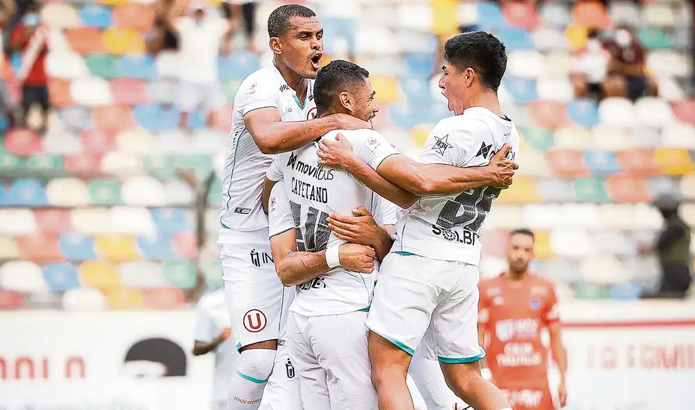 Ángel Cayetano anotó su primer gol con la camiseta de la 'U'. Foto: Universitario de Deportes Ángel Cayetano anotó su primer gol con la camiseta de la 'U'. Foto: Universitario de Deportes