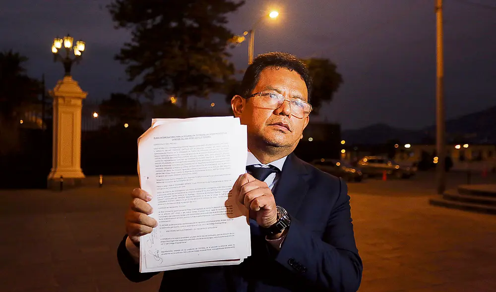 Defensa. Abogado Eduardo Pachas niega actos ilícitos. Foto: Carlos Contreras/La República