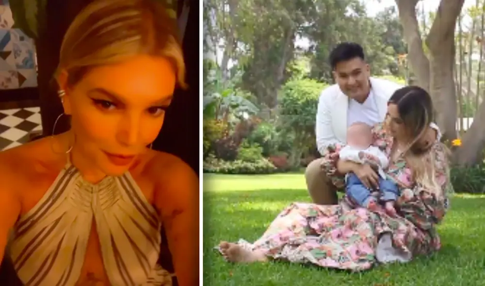 "El amor siempre es más grande cuando se comparte", escribió Jessica Newton en redes. Foto: composición Instagram/ revista Cosas "El amor siempre es más grande cuando se comparte", escribió Jessica Newton en redes. Foto: composición Instagram/ revista Cosas