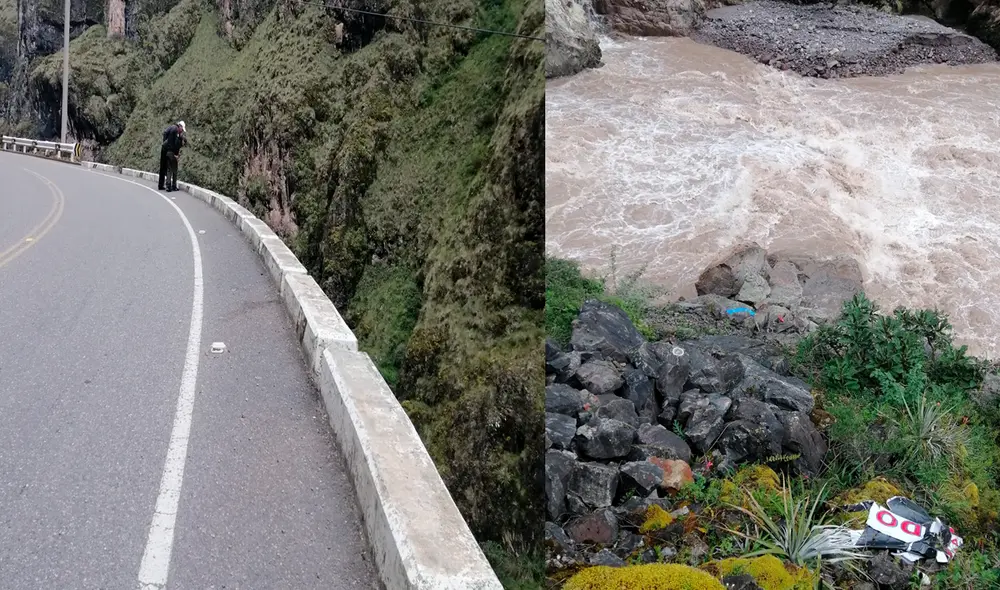 Familiares solicitan que se movilice una grúa para retirar vehículo. Foto: Bikers Brothers Carabaya Familiares solicitan que se movilice una grúa para retirar vehículo. Foto: Bikers Brothers Carabaya
